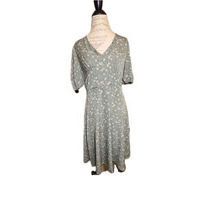 Ranlege Green Floral Dress, 12 XL